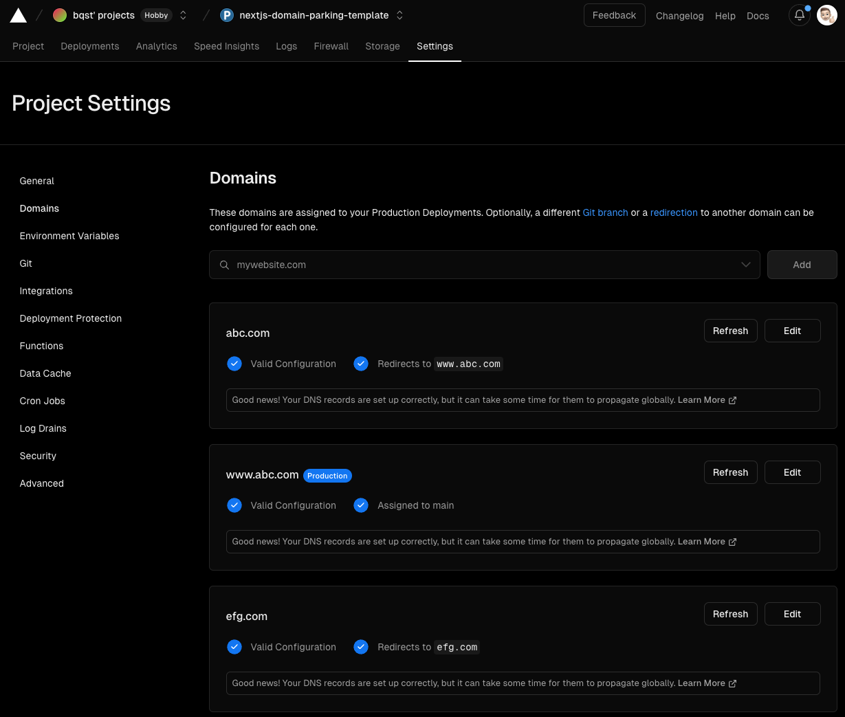 nextjs-vercel-parking